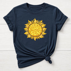Here Comes The Sun T-Shirt : Music Design, Gildan Softstyle