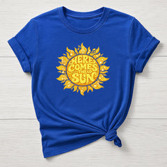 Here Comes The Sun T-Shirt : Music Design, Gildan Softstyle