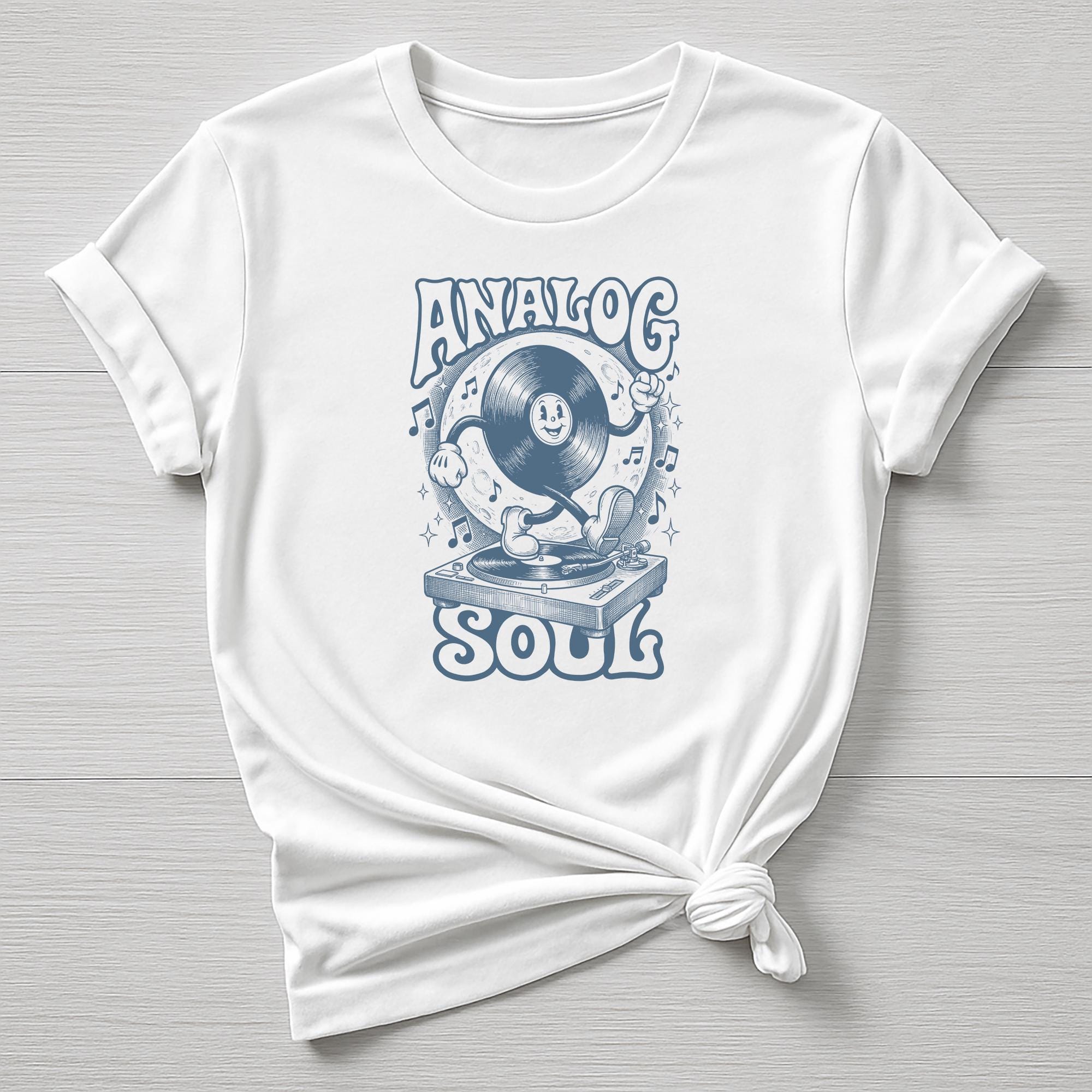 Music T-Shirt : Analogue Soul Design, Gildan Softstyle