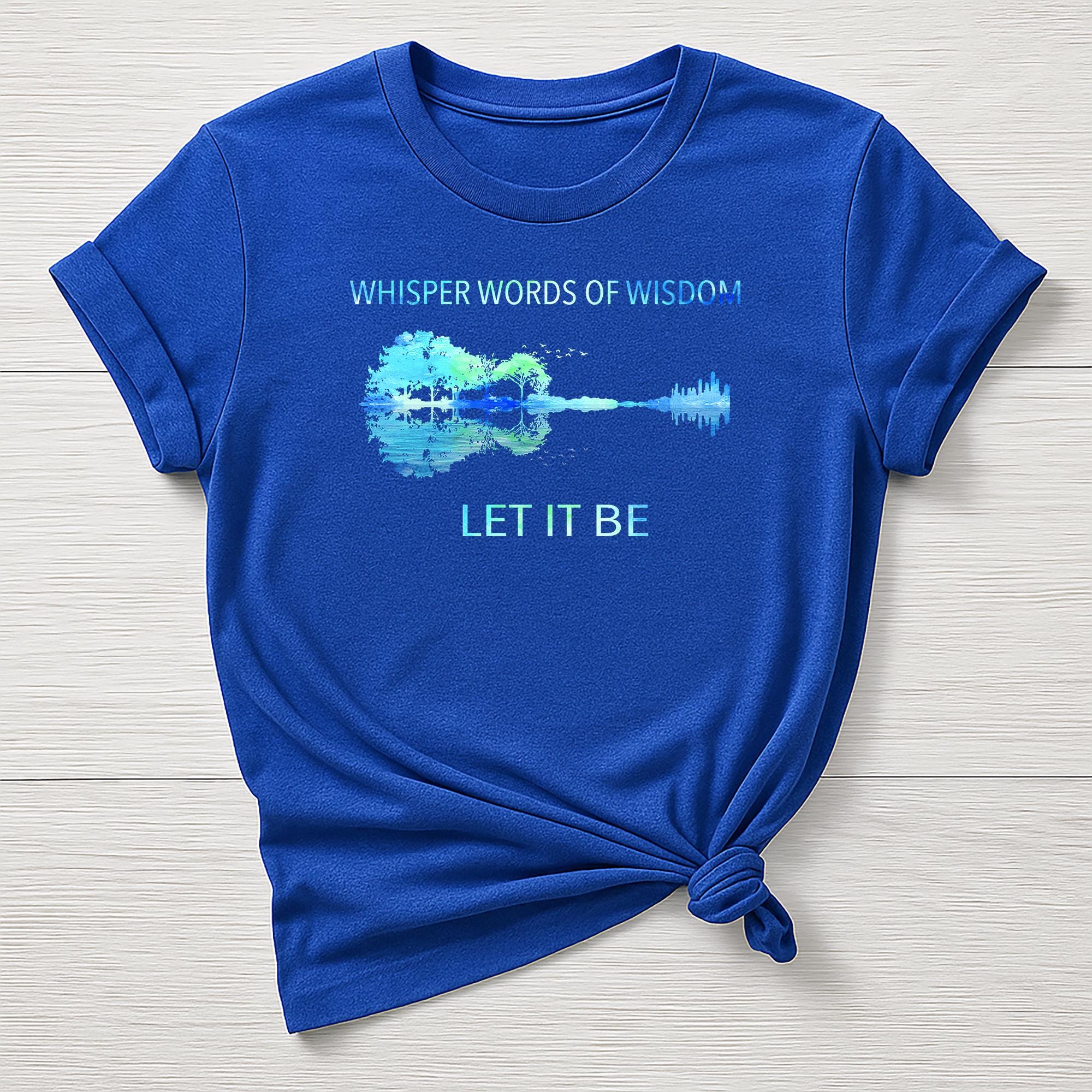 Let it Be T-Shirt : Music Design, Gildan Softstyle