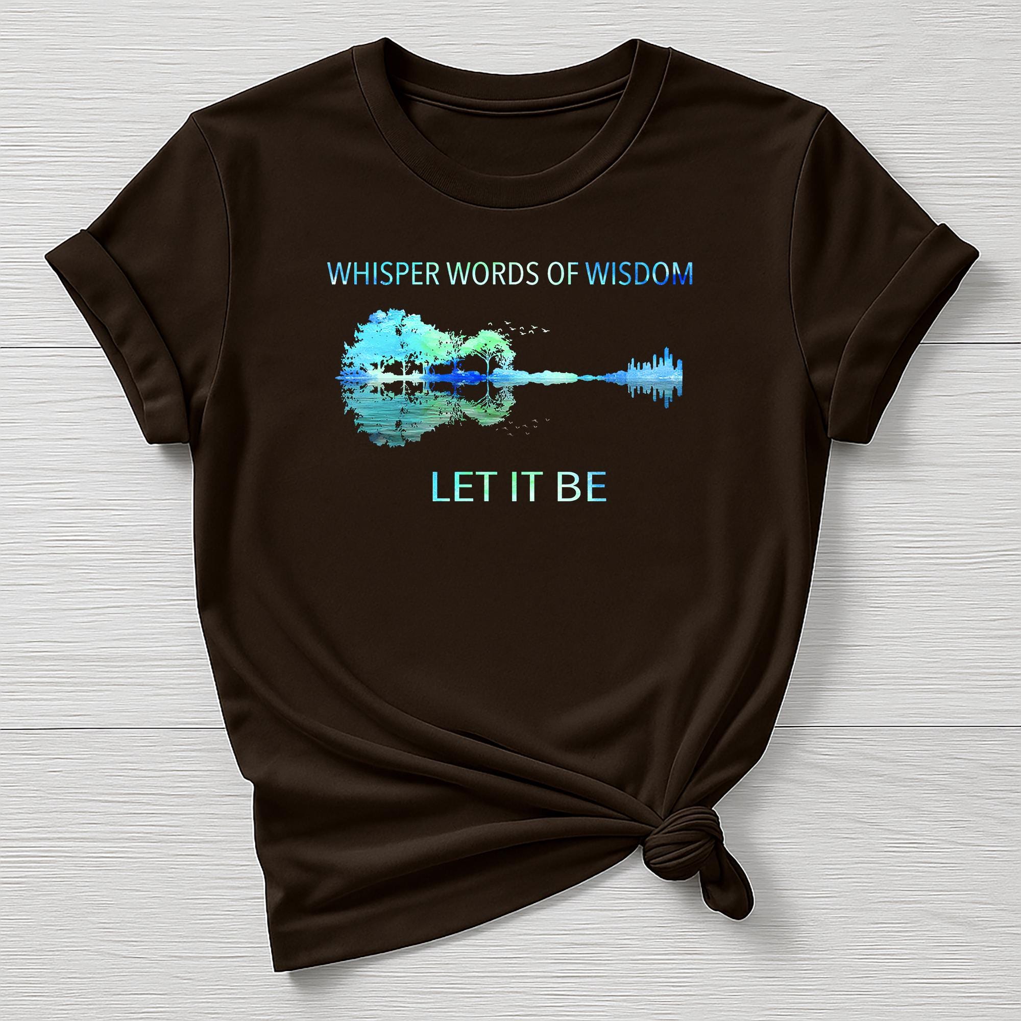 Let it Be T-Shirt : Music Design, Gildan Softstyle