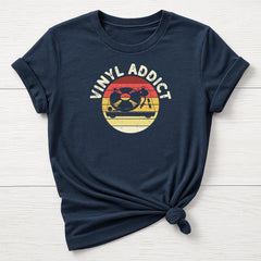 Music T-Shirt : Vinyl Addict, Gildan Softstyle