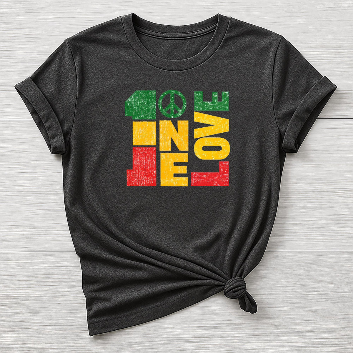Music T-Shirt : One Love Design, Gildan Softstyle