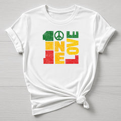 Music T-Shirt : One Love Design, Gildan Softstyle